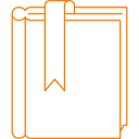 ICONE LIVRO APOSTILA BOOK_laranja
