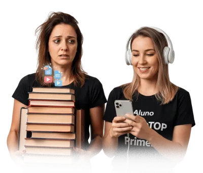 Mulheres - estudantes - desespero (degrade4)